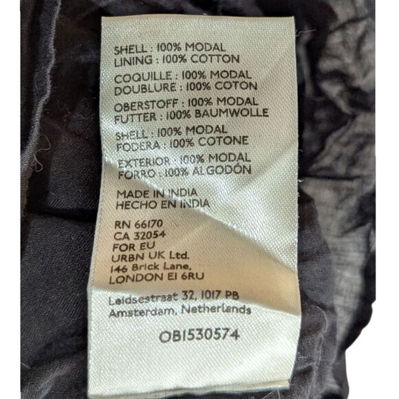 Free People Weila Embroidered Romper in Black & White Women's S - Picture 6 of 6